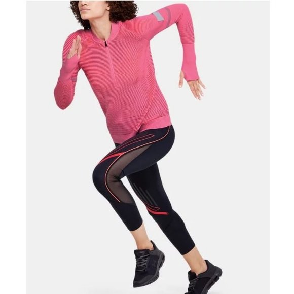 Under Armour Women's UA Top Long sleeve IntelliKnit 2.0 ½ Zip - Picture 4 of 5